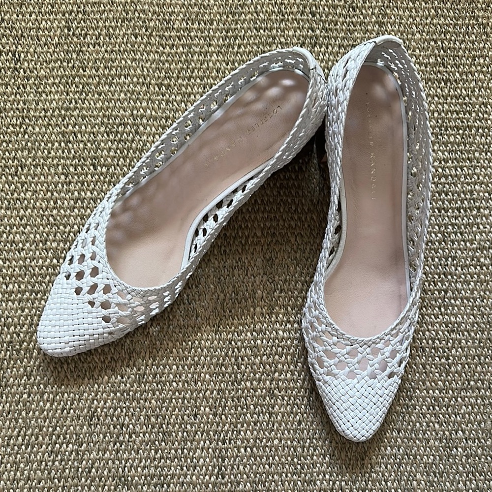 Loeffler Randall White Heeled Shoes